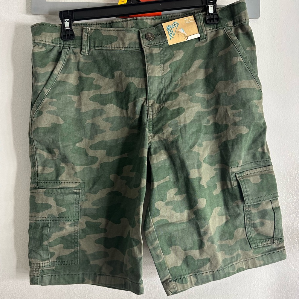 Boys Camouflage Cargo Shorts -  18 H